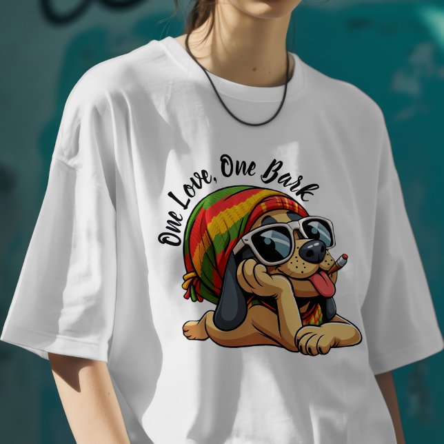 Eine Liebe ein Bark Funny Dog T-Shirt (Von Creator hochgeladen)