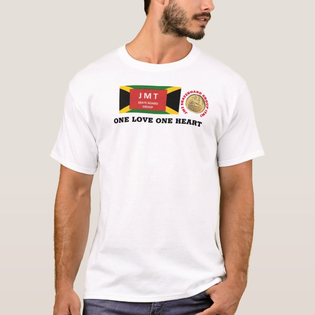 EINE LIEBE EINS HERZ Herren Grundlegender T - Shir T-Shirt (Vorderseite)