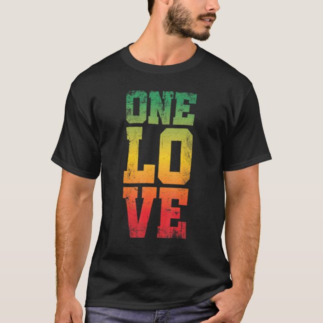 Eine Liebe für Reggae Rasta 2 T-Shirt (Vorderseite)