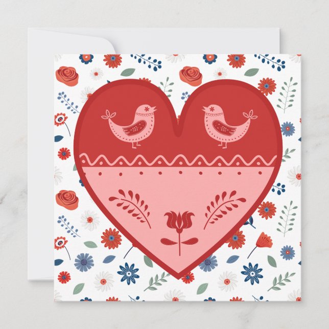 Eine Liebe für Sie Feiertagskarte (Vorderseite)