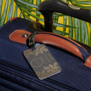 Eine Liebe-Geschichte entfaltet sich: Unsere Hochz Gepäckanhänger