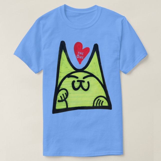 Eine Liebe Graffiti Cat T-Shirt (Design vorne)