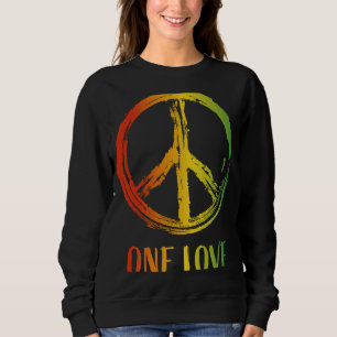 Eine Liebe Jamaica Reggae Music Rasta Peace Sweatshirt