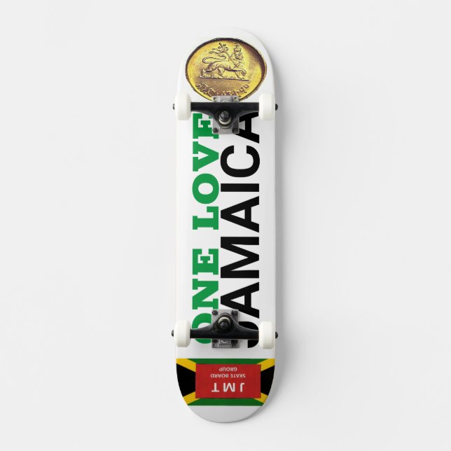 Eine LIEBE JAMAICA Skateboard (Vorderseite)