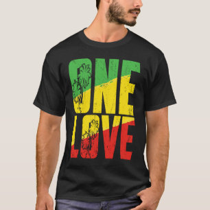 Eine Liebe Jamaica Vacation Jamaican Reggae Music T-Shirt