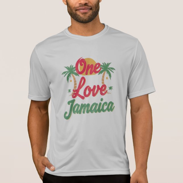 Eine Liebe Jamaika T-Shirt (Vorderseite)