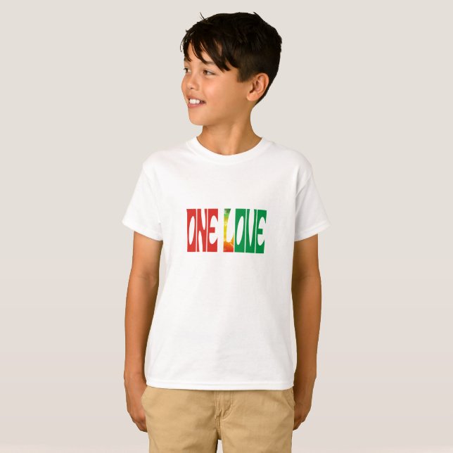 Eine Liebe Kinder Unisex T-Shirt (Vorne ganz)