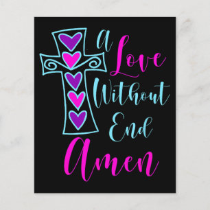Eine Liebe ohne Ende Amen Jesus Inspirierte Zitat