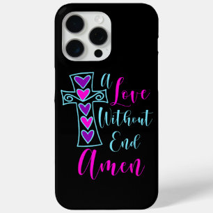 Eine Liebe ohne Ende Amen Jesus Inspirierte Zitat  Case-Mate iPhone Hülle