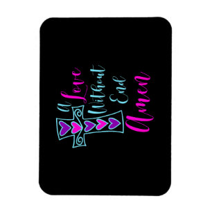 Eine Liebe ohne Ende Amen Jesus Inspirierte Zitat Magnet