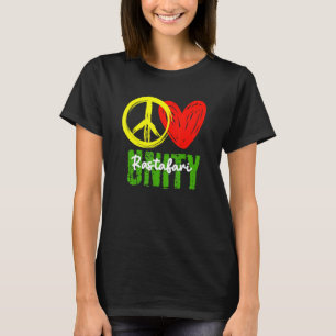 Eine Liebe Peace Liebe Unity Reggae Roots Jamaica  T-Shirt