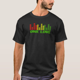 Eine Liebe Peace Liebe Unity Reggae Roots Jamaica T-Shirt
