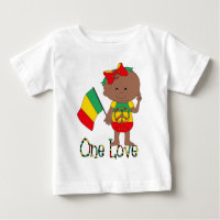 Eine Liebe Rasta Baby Afroamerikaner
