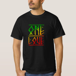 Eine Liebe Rasta Colors Reggae T - Shirt