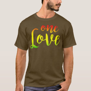 Eine Liebe Rasta Reggae Roots Kleidung kein Krieg T-Shirt