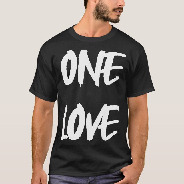 Eine Liebe Rasta-Sprichwort T-Shirt (Vorderseite)