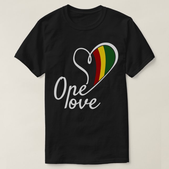 Eine Liebe Reggae 1 T-Shirt (Design vorne)