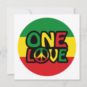 Eine Liebe, Reggae-Design mit Reggaefarben