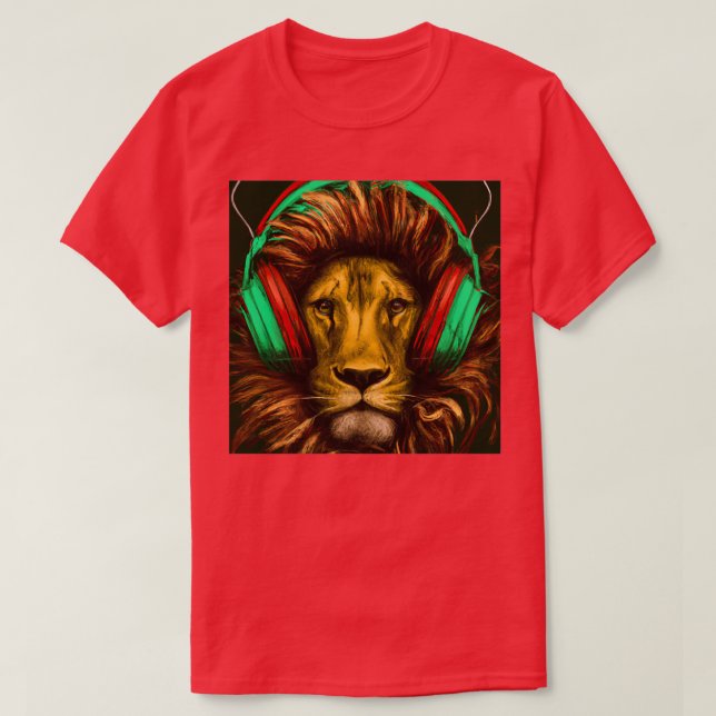 Eine Liebe Reggae Lion 2 T-Shirt (Design vorne)