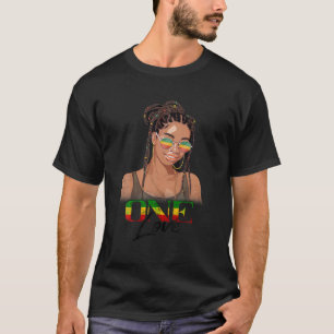 Eine Liebe Reggae Music Lover Rastafari Jamaican R T-Shirt