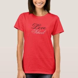 Eine Liebe-Schule mit tragbarer Inspiration T-Shirt