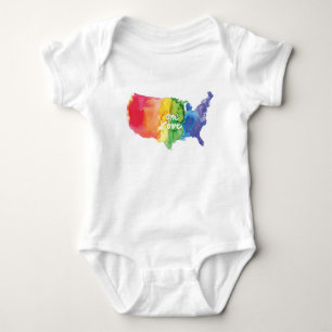 "Eine Liebe-" Stolz-Strampler für Babys Baby Strampler