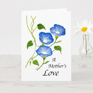 Eine liebevolle Muttertags-Karte mit Blumenmotiv Karte