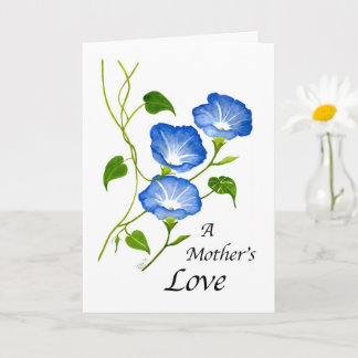 Eine liebevolle Muttertags-Karte mit Blumenmotiv Karte