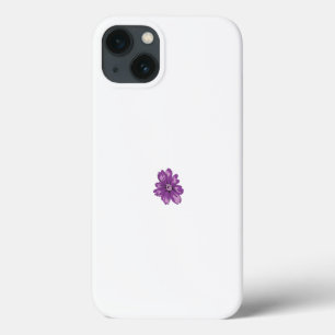 eine lila Blume auf weißem Hintergrund Case-Mate iPhone Hülle