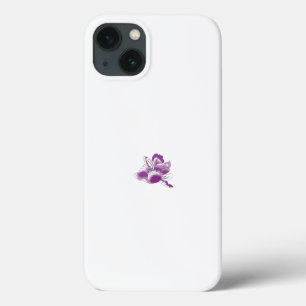 eine lila Blume mit weißem Hintergrund Case-Mate iPhone Hülle