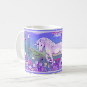 Eine Lila Paradies-Kaffee-Tasse Kaffeetasse