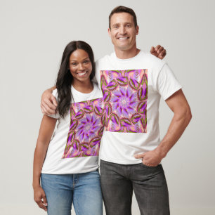 Eine Lilie im Tal Bohemische Abstrakte Blüte T-Shirt
