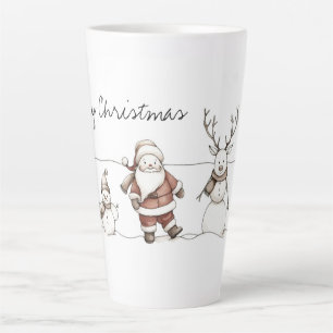 Eine Linie festlicher Freude Milchtasse