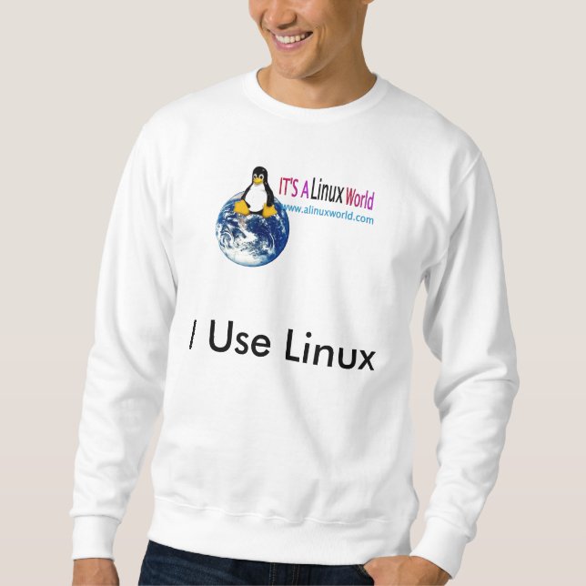 eine Linux-Welt. Sweatshirt (Vorderseite)
