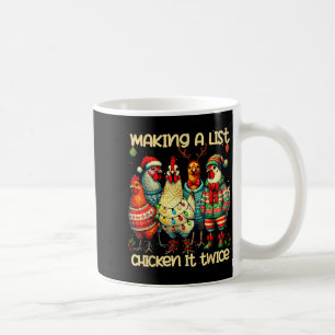 Eine Liste Erstellen Huhn Es Zweimal Lustige Mama Kaffeetasse