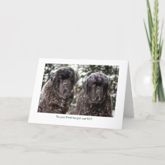 Eine Liste…, sind uns machend gut gewesen! Feiertagskarte