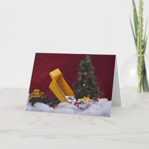 Eine LKW-Ladung von Geschenkgutscheinen Feiertagskarte