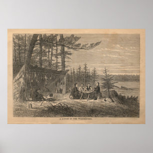 Eine Lodge im Grünen Poster