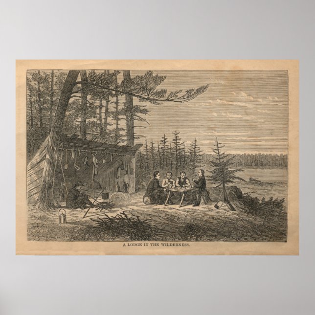 Eine Lodge im Grünen Poster (Vorne)