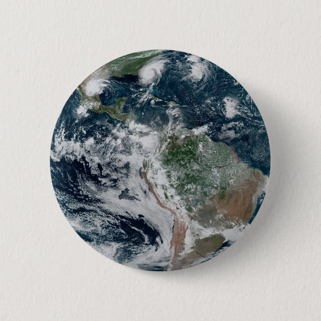 Eine lose Kette tropischer Wirbelstürme Button (Vorderseite)