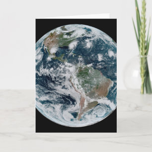 Eine lose Kette tropischer Wirbelstürme Karte