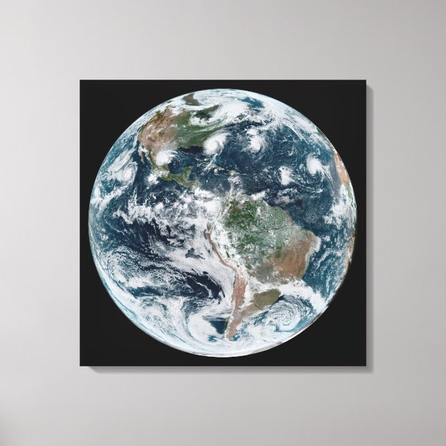 Eine lose Kette tropischer Wirbelstürme Leinwanddruck (Vorderseite)