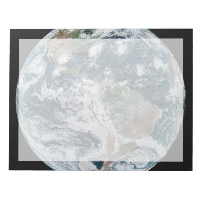 Eine lose Kette tropischer Wirbelstürme Notizblock (Vorderseite)