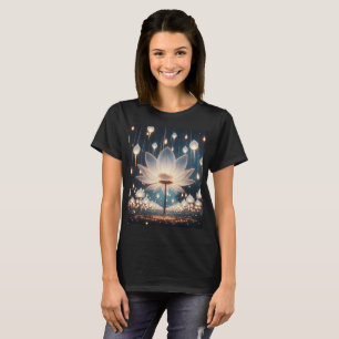 eine Lotus-Blume mit der Lotus-Blume darauf T-Shirt