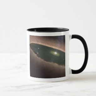 Eine Lücke in einem protoplanetären oder planetenb Tasse