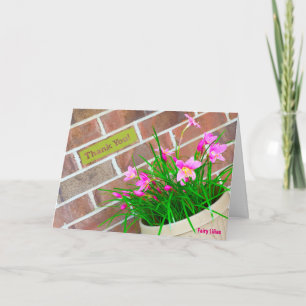 Eine Lüge, die ich Ihnen danken möchte Dankeskarte