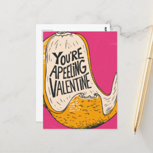 Eine lustige Pop-Kunst Valentine Postkarte