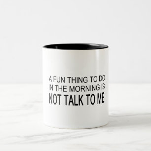 Eine lustige Sache Zweifarbige Tasse