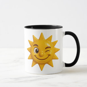 Eine lustige Sonne Tasse