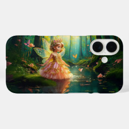 Eine magische Fee in einem Teich iPhone 16 Hülle